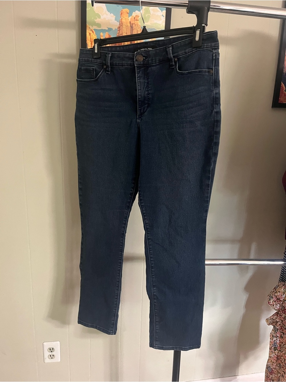 Bandolino Amy Dark Indigo Stretch Jeans